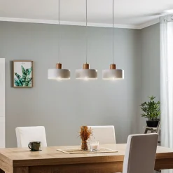 Pendellampe Tako, 3 lyskilder, hvid