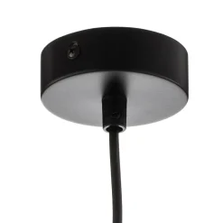 Pendellampe Teo med glasskærm, patineret