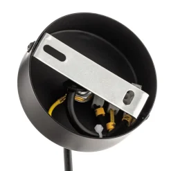 Pendellampe Teo med glasskærm, patineret