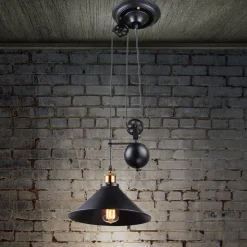 Pendellampe Viktor med 1 lyskilde - højdejusterbar