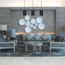 Pendellampe ZW Tube 170, 3 lyskilder, sort