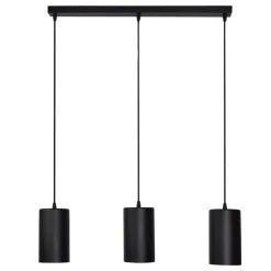 Pendellampe ZW Tube 170, 3 lyskilder, sort