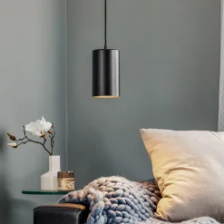 Pendellampe ZW Tube 170, 1 lyskilde, sort