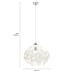 Pendellampen Maple i bladlook