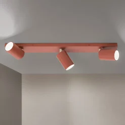 Penn loftspot, koralrød, længde 60 cm, aluminium