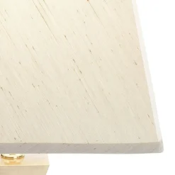 Påfaldende bordlampe Deco med forgyldt fod