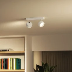 Philips Bracia LED-loftspot med 2 lyskilder, hvid