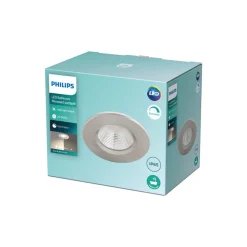 Philips Dive LED-indbygningsspot IP65 rundt sølv
