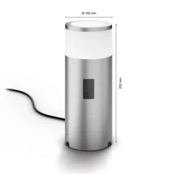 Philips Hue Calla sokkellampe udvid. 25,2 cm alu