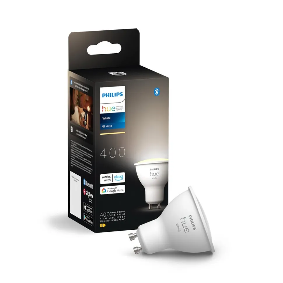 Philips Hue hvid LED-reflektorpære GU10 4,2 W 2.700 K