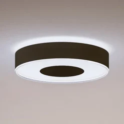 Philips Hue Infuse LED-loftslampe, 38,1 cm, sort, dæmpbar.