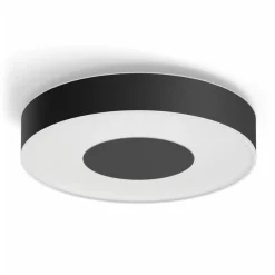 Philips Hue Infuse LED-loftslampe, 38,1 cm, sort, dæmpbar.