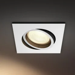 Philips Hue LED-indbygningsspot Centura, hvid, 9x9 cm, CCT, RGB