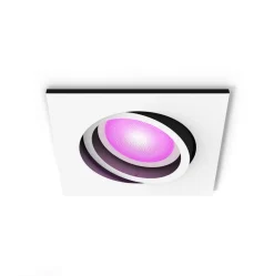 Philips Hue LED-indbygningsspot Centura, hvid, 9x9 cm, CCT, RGB