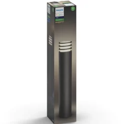 Philips Hue Lucca LED-gadelampe, smart, sort