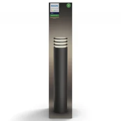 Philips Hue Lucca LED-gadelampe, smart, sort