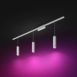 Philips Hue Perifo-skinne, 3 LED-pendler, hvid