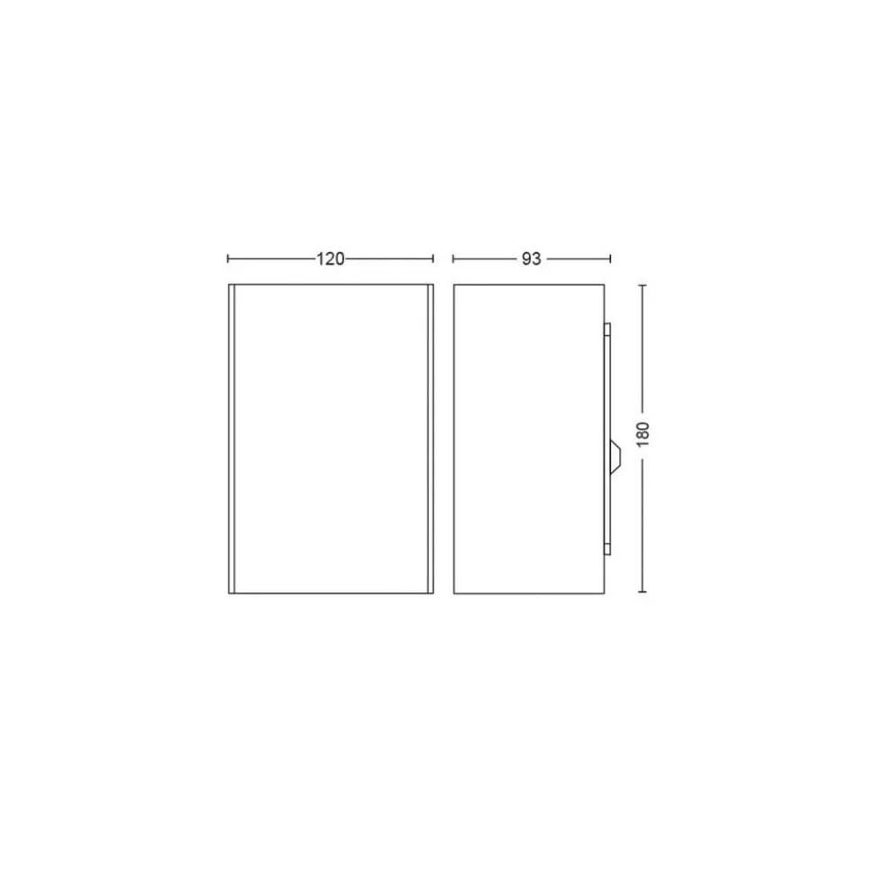 Philips Hue Resonate udendørs LED-væglampe, RGBW, sort