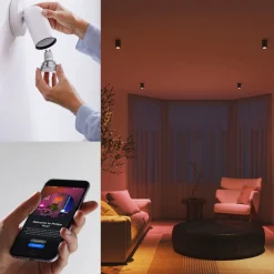 Philips Hue Smart LED-pære GU10, 5 W RGB CCT, 3-pak