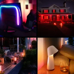 Philips Hue Smart LED-pære E27 A60, 8 W, RGB CCT 3 stk