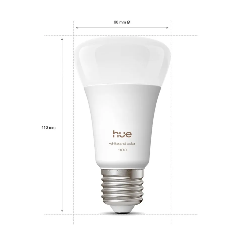 Philips Hue WACA Smart E27 LED 8,1 W 1100 lm CCT RGB 2-pak