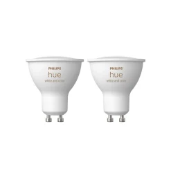 Philips Hue White & Color Ambiance LED GU10 4,2 W, 2-pak