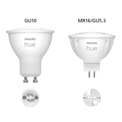 Philips Hue White & Colour Ambiance 6,3W GU5.3 2 stk