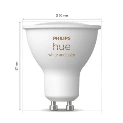 Philips Hue White & Colour Ambiance LED-reflektorpære GU10 4,2 W