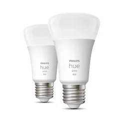 Philips Hue White 9 W E27 LED-pære, sæt med 2 stk