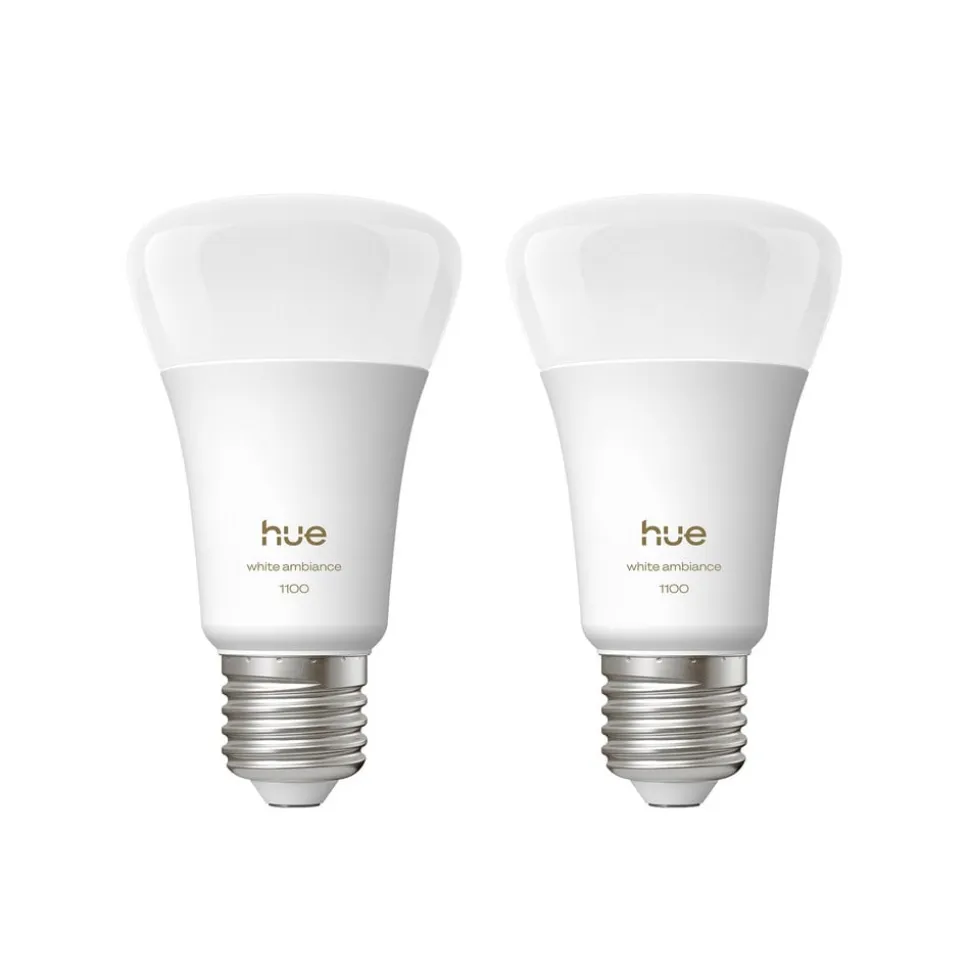 Philips Hue White Ambiance Smart E27 LED 8,1 W 1100 lm CCT 2 stk