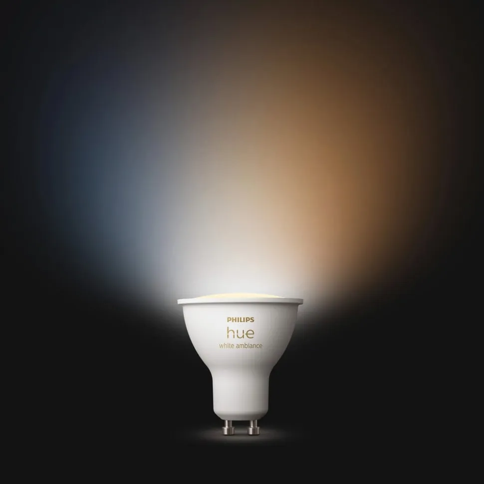 Philips Hue White Ambiance LED-reflektorpære GU10 4,2 W