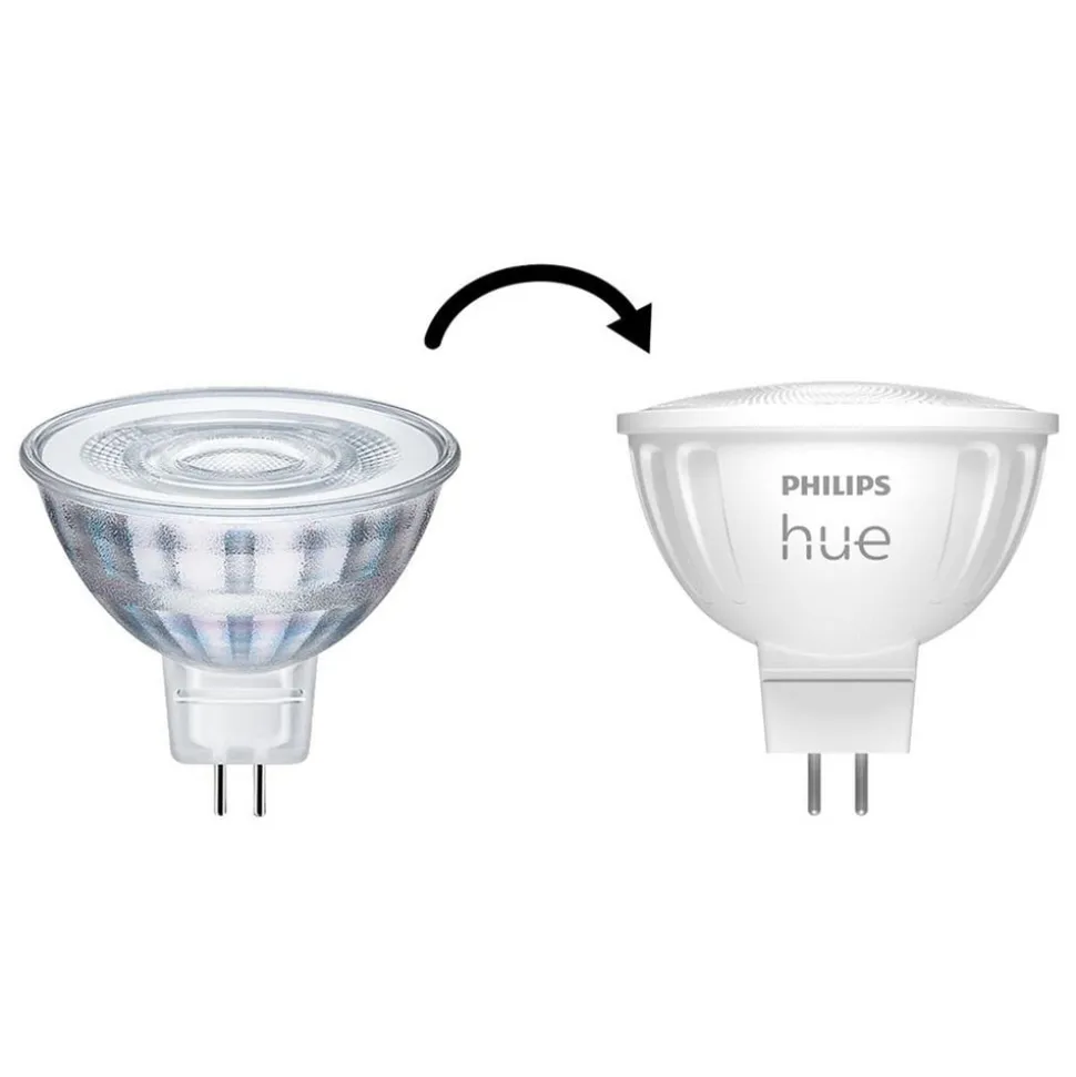Philips Hue White Ambiance LED-pære 5,1 W GU5,3