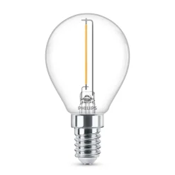 Philips LED-dråbepære E14 P45 1,4W klar