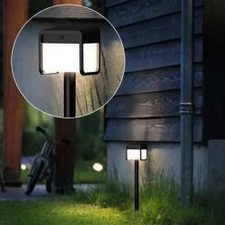 Philips LED-lampe med jordspyd Ezra UE, plast, IP44