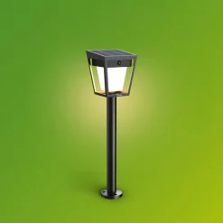 Philips LED-lampe med jordspyd Nissa UE, plast, IP44
