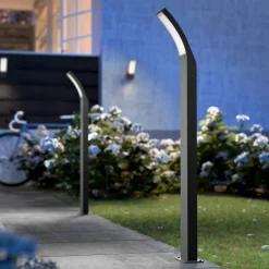 Philips LED-vejlampe Splay, 96 cm, 4.000 K, antracit, IP44