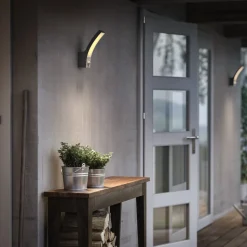 Philips Splay LED-lampe antracit, sensor, 2.700 K