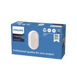 Philips Wall-mounted LED-væglampe, oval, 4.000K