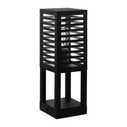 Piedestallampe Alamonte 3, sort