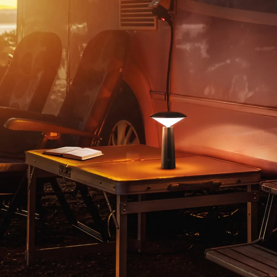 Pinto LED-bordlampe, CCT, sort