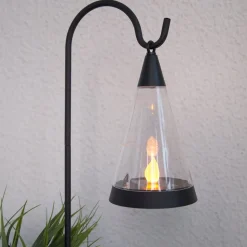 Pisa 3-i-1 LED-solcellelampe, valgfrit jordspyd