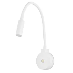 Pixie LED-væglampe med flexarm, hvid