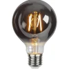 Plain Smoke E27 G80 LED-pære 1,8 W, 2.100 K 80 lm