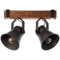 Plow loftspot, sort/mørkt træ