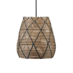 PR Home Lollo udendørs pendel, naturligt rattan-look, Ø 28 cm