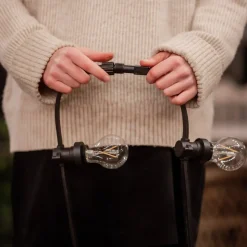 PR Home udendørs lyskæde Bright, klar/sort, 720 cm