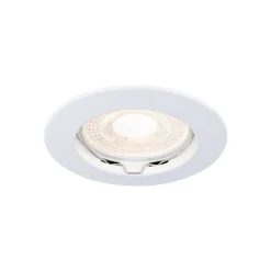 Premium Secure LV indbygget lampe i hvidt