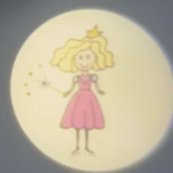 Prinsesse LED-natlampe, 3-delt, til stikkontakt