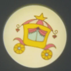 Prinsesse LED-natlampe, 3-delt, til stikkontakt