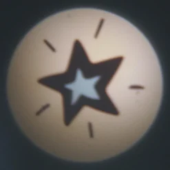 Prinsesse lommeprojektor, 6-delt, batteridrift